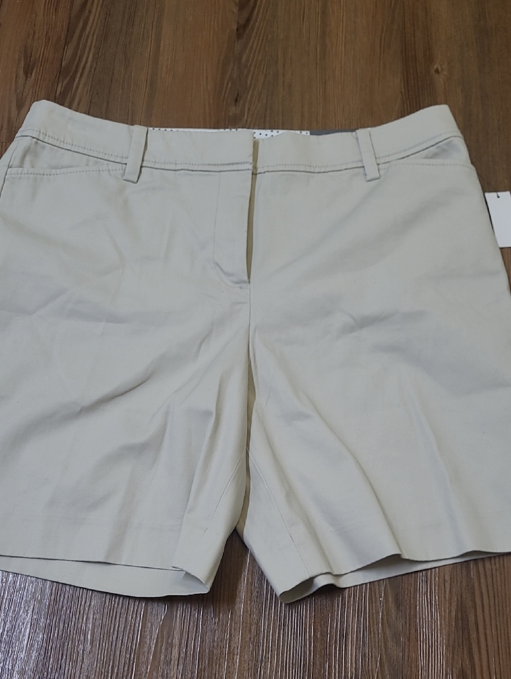 Talbots Light Beige‎ Tailored Bermuda Shorts